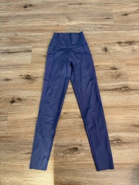 aerie Deep Navy Chill Play Active Leggings